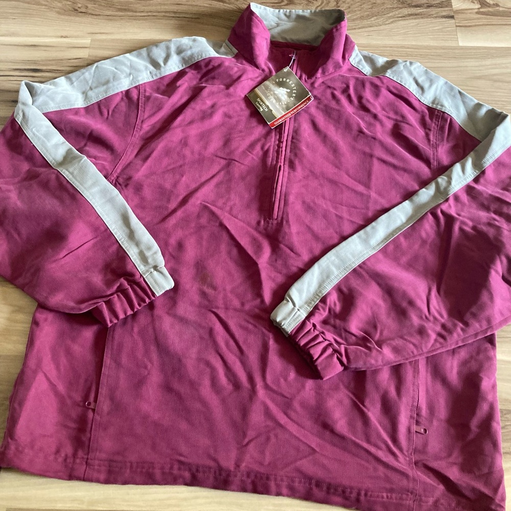 Forrester’s Golf Womens 1/4 Zip Windbreaker Pullover XL Nwt